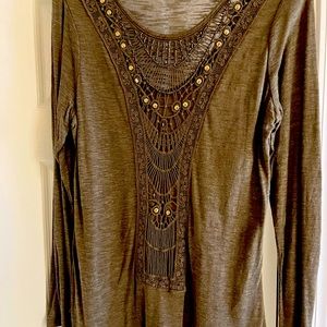 Embellished top.